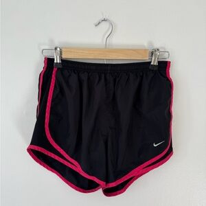 Nike Women's Athletic Shorts Black with Pink Trim